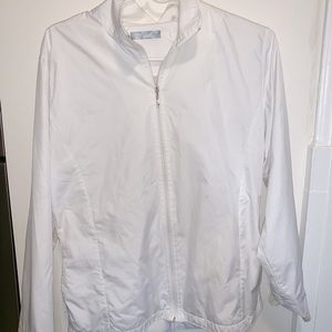 White Wind Breaker/Rain Jacket